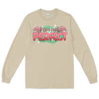 Mushroom i am not perfect Long Sleeve Tee - MaliasSmallBusiness