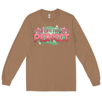 Toasted Coconut i am not perfect Long Sleeve Tee - MaliasSmallBusiness