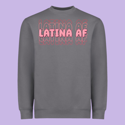 Latina Af Heavyweight Sweatshirt Designed By Maliassmallbusiness