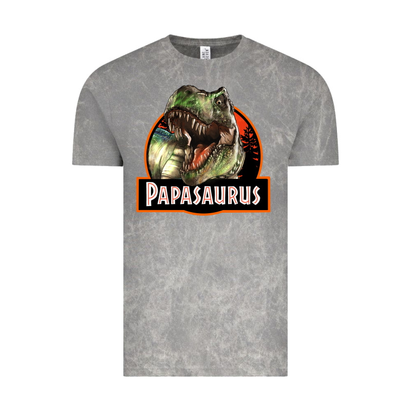 Western Papasaurus Papa Dinosaur Vintage Tee by LillyAllenDesigns | Teevron