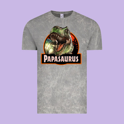 Western Papasaurus Papa Dinosaur Vintage Tee Designed By Lillyallendesigns