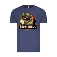 Vintage Denim Western Papasaurus Papa Dinosaur Vintage Tee - LillyAllenDesigns