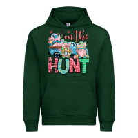Forest Green Easter gnomes on the hunt Urban Hoodie - OliviaCreatesArt