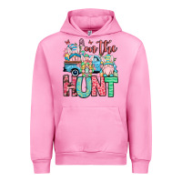 Fuchsia Pink Easter gnomes on the hunt Urban Hoodie - OliviaCreatesArt