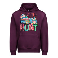 Mauve Wine Easter gnomes on the hunt Urban Hoodie - OliviaCreatesArt