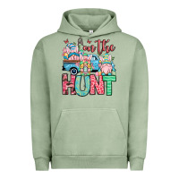 Pigment Oil Green Easter gnomes on the hunt Urban Hoodie - OliviaCreatesArt