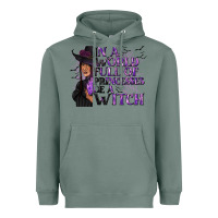 Sage In a World Full of Princesses Be a Witch Heavyweight Hoodie - texasbilliewilder
