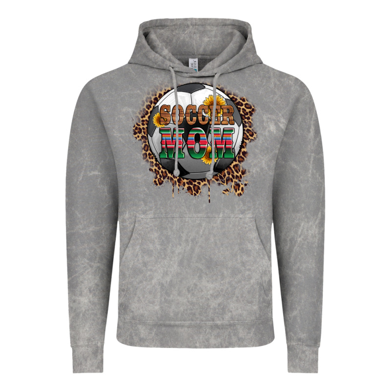 Soccer Mom With Serape And Leopard Vintage Hoodie by Artiststas | Teevron
