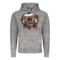Cloud Rock soccer mom with serape and leopard Vintage Hoodie - Artiststas