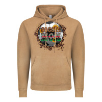 Vintage Camel soccer mom with serape and leopard Vintage Hoodie - Artiststas