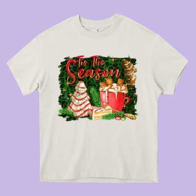 Tis The Season Heavy Core Tee Designed By Fadigitalartstudio