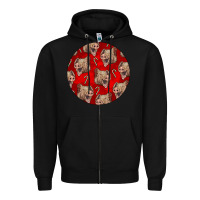 Black christmas pig Zipper Hoodie - LillyAllenDesigns