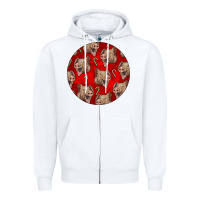 White christmas pig Zipper Hoodie - LillyAllenDesigns