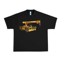 Black carry deck crane Urban Heavy Tee - LillyAllenDesigns