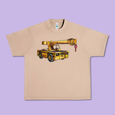Carry Deck Crane Urban Heavy Tee Designed By Lillyallendesigns