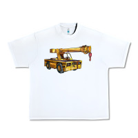 White carry deck crane Urban Heavy Tee - LillyAllenDesigns