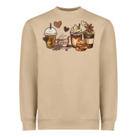 Mushroom melanin afro coffee cups Heavyweight Sweatshirt - MaliasSmallBusiness