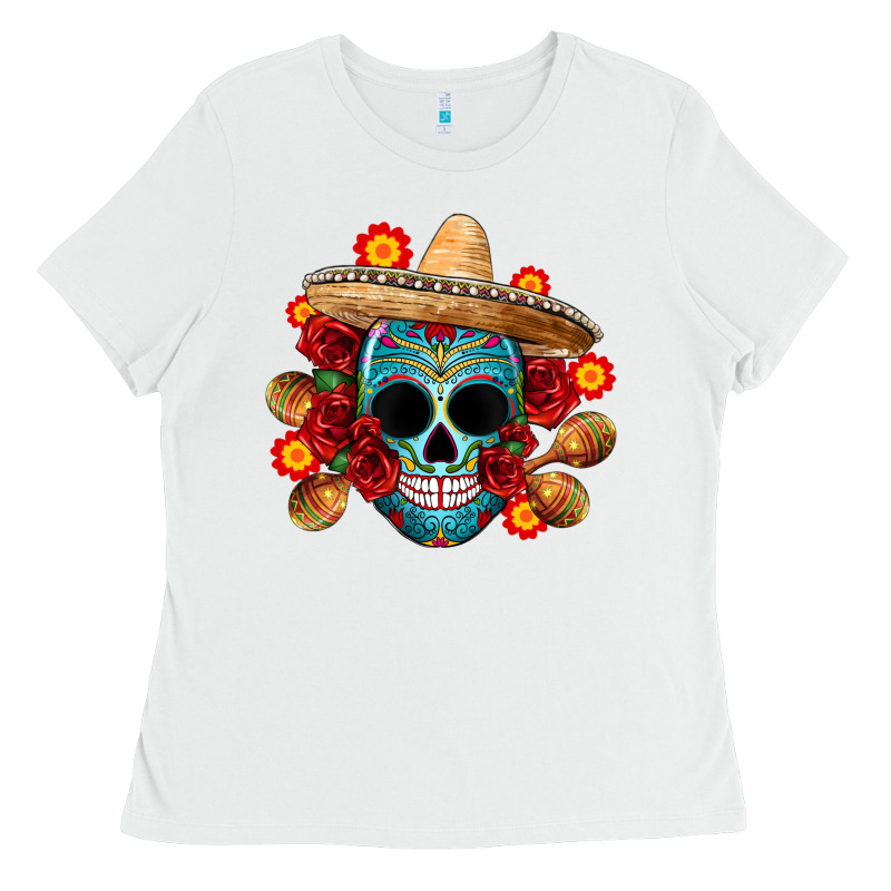Mexico Skull Ladies Tee by CTS Tumbler Store | Teevron