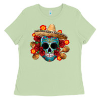 Matcha mexico skull Ladies Tee - CTS Tumbler Store