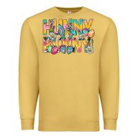 Antique Gold Hunny Bunny Easter Premium Sweatshirt - NancyCooperArtShop