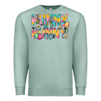 Seafoam Hunny Bunny Easter Premium Sweatshirt - NancyCooperArtShop