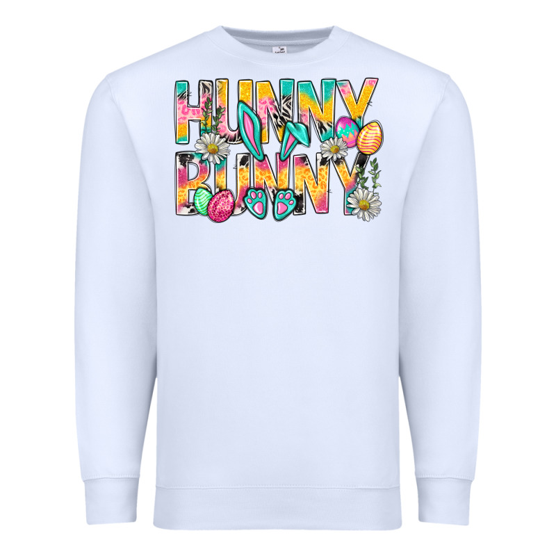 Hunny Bunny Easter Premium Sweatshirt by NancyCooperArtShop | Teevron
