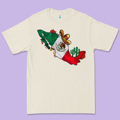 Mexico Premium Tee Designed By Cowhidedigitalart