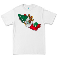 White mexico Premium Tee - CowhideDigitalArt