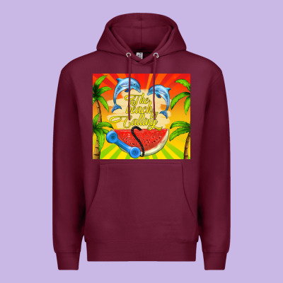The Beach Is Calling Premium Hoodie Designed By Tumblerdesignbyshophia