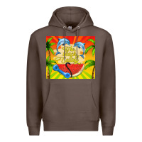 Coffee the beach is calling Premium Hoodie - TumblerDesignByShophia