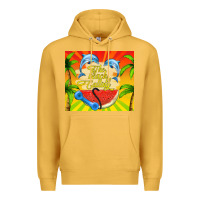 Mustard the beach is calling Premium Hoodie - TumblerDesignByShophia