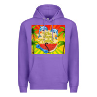 Purple the beach is calling Premium Hoodie - TumblerDesignByShophia