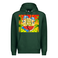 Sports Green the beach is calling Premium Hoodie - TumblerDesignByShophia