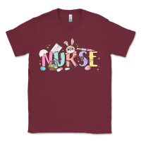 Burgundy easter nurse Classic Tee - MaliasSmallBusiness