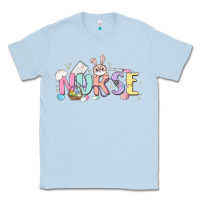 Dusty Blue easter nurse Classic Tee - MaliasSmallBusiness