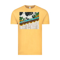 Vintage Mustard cowhide sunflowers cactus Vintage Tee - Jasminsmagicworld