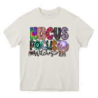 Cream hocus pocus witches Heavy Core Tee - CowhideDigitalArt