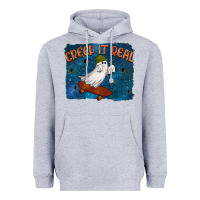 Heather Grey Creep It Real Heavyweight Hoodie - texasbilliewilder