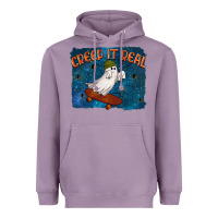 Lavender Creep It Real Heavyweight Hoodie - texasbilliewilder
