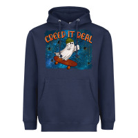 Navy Creep It Real Heavyweight Hoodie - texasbilliewilder