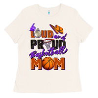 Bone loud and proud basketball mom Ladies Tee - Zillion Design Studio