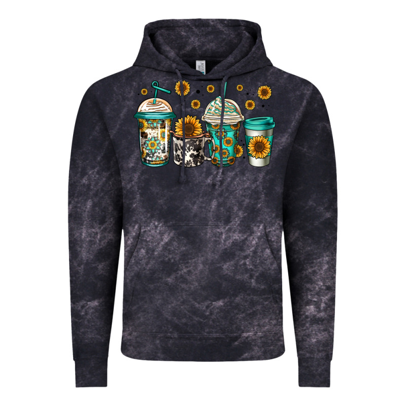 Sunflowers Coffee Cups Vintage Hoodie by Jasminsmagicworld | Teevron