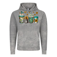Cloud Rock sunflowers coffee cups Vintage Hoodie - Jasminsmagicworld