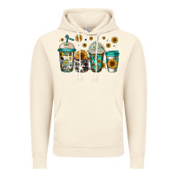 Vintage Artic sunflowers coffee cups Vintage Hoodie - Jasminsmagicworld