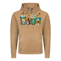 Vintage Camel sunflowers coffee cups Vintage Hoodie - Jasminsmagicworld