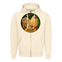 Sandshell cochin rooster christmas Zipper Hoodie - LillyAllenDesigns