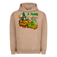 Pigment Burro I dig you St. Patrick's Urban Hoodie - OliviaCreatesArt