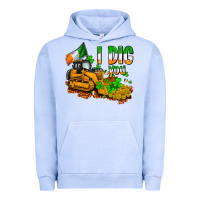 Pigment Grape Ice I dig you St. Patrick's Urban Hoodie - OliviaCreatesArt