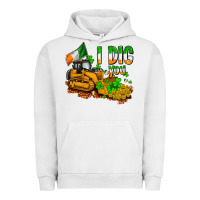 Pigment Lunar Rock I dig you St. Patrick's Urban Hoodie - OliviaCreatesArt