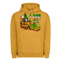 Pigment Peanut Butter I dig you St. Patrick's Urban Hoodie - OliviaCreatesArt